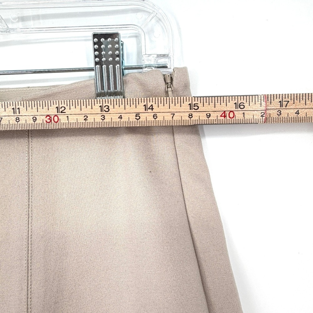 NWT Quince Ultra-Stretch Ponte Pintuck Ankle Pant Ecru Beige Slim Trousers L - Picture 12 of 16